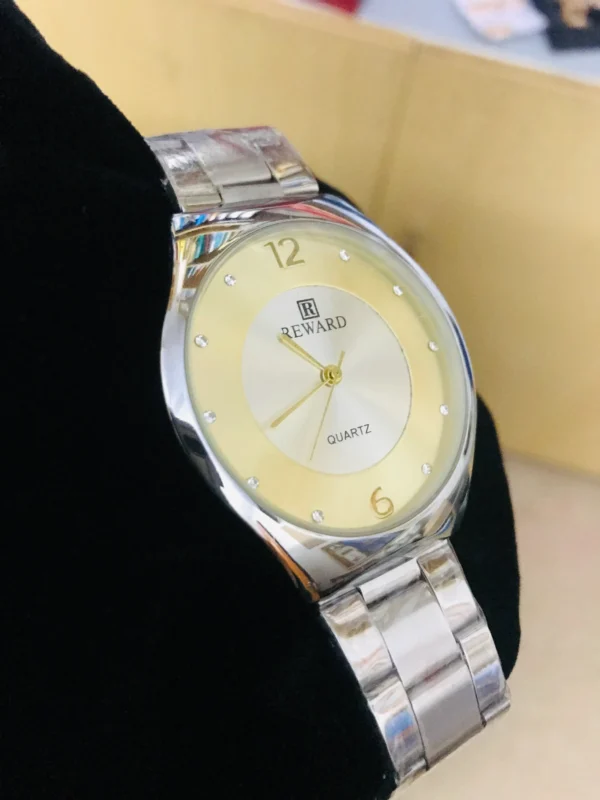 EternaGlow Metal Couple Watch