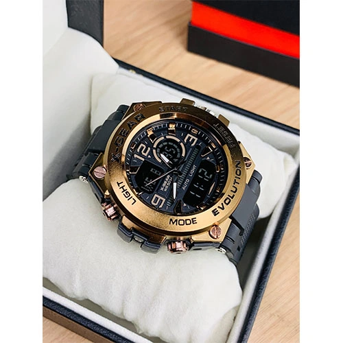 Dual Time Sports Designer Watch