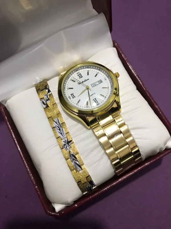 Men's Watch & Bracelet Set – The Perfect Blend of Style & Elegance