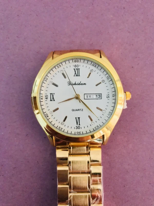 Yishidun Men's Luxury Watch (Golden)