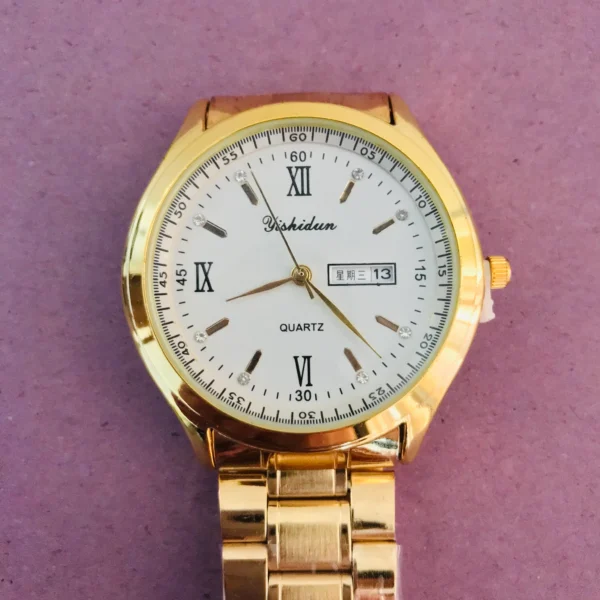Yishidun Men's Luxury Watch (Golden)