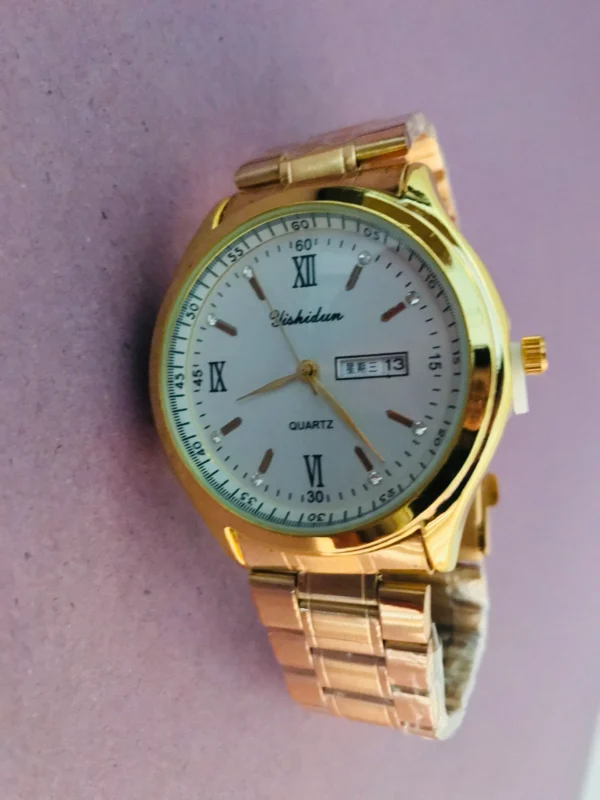 Yishidun Men's Luxury Watch (Golden)