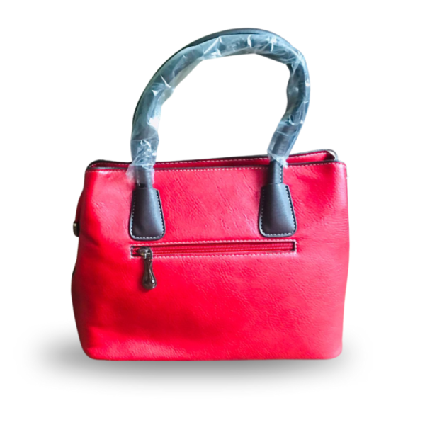 Red Leather Tote Bag/Fashion Handbag