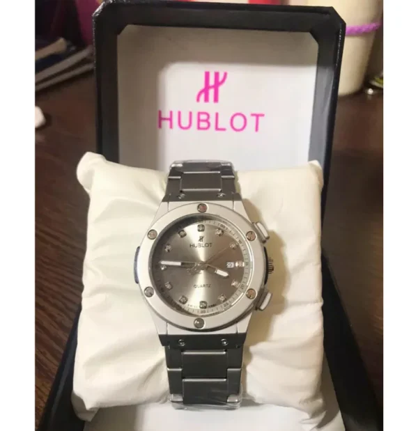 Hublot Heavy Weight Silver Chain Watch