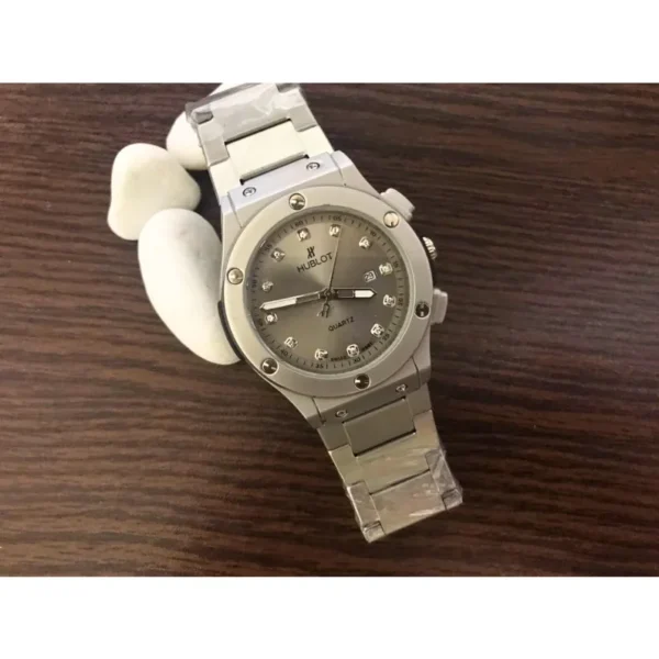 Hublot Heavy Weight Silver Chain Watch