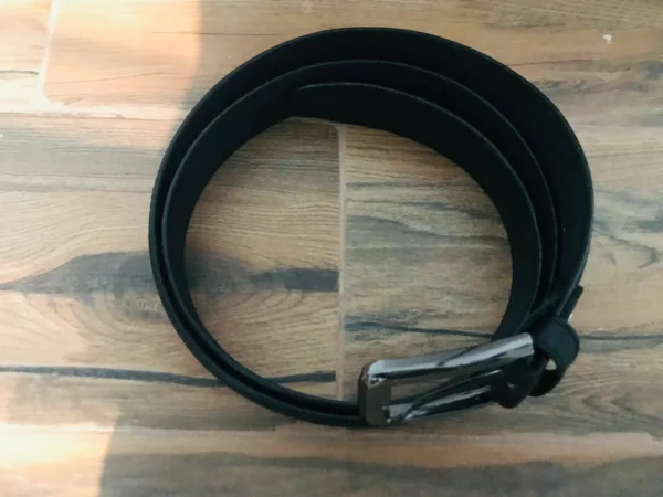 Belt Double Side RPS - Stylish & Durable with Premium Silver Buckle