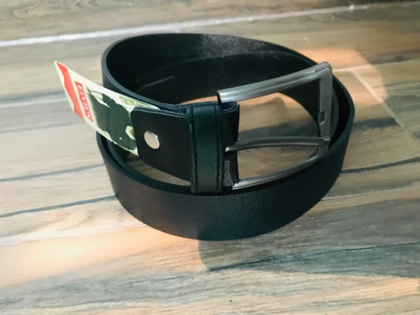 Belt Double Side RPS - Stylish & Durable with Premium Silver Buckle