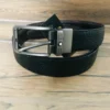 Belt Double Side RPS - Stylish & Durable with Premium Silver Buckle