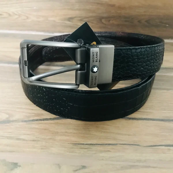 Belt Double Side RPS - Stylish & Durable with Premium Silver Buckle