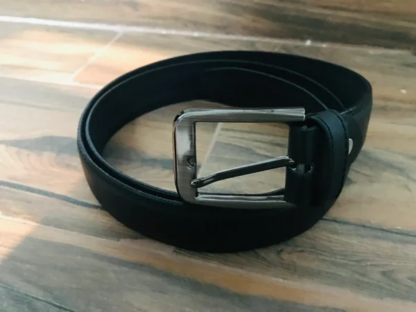 Belt Double Side RPS - Stylish & Durable with Premium Silver Buckle