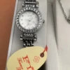Elegant Silver Crystal Watch & Jewelry Gift Set for Women