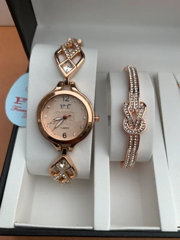 Luxury Rose Gold Jewelry Gift Set for Women