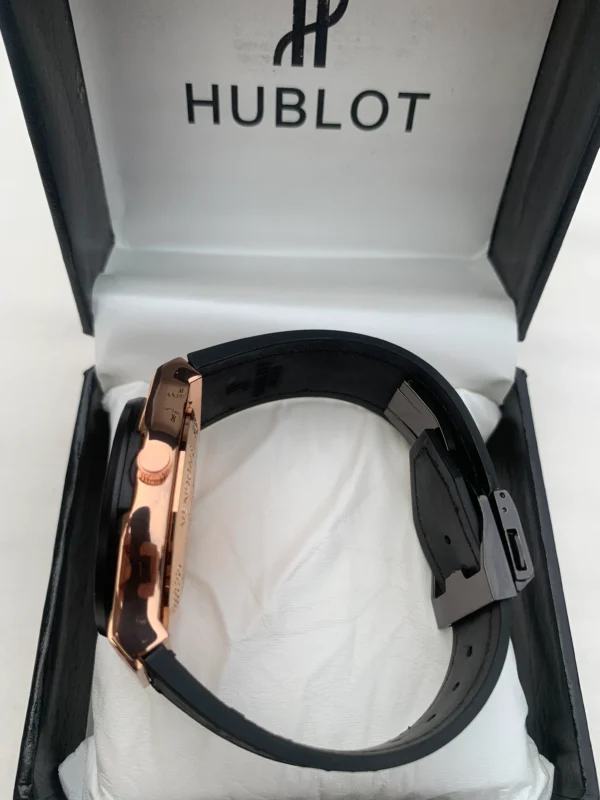 H-Style Watch – Rose Gold & Black