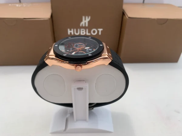 H-Style Watch – Rose Gold & Black