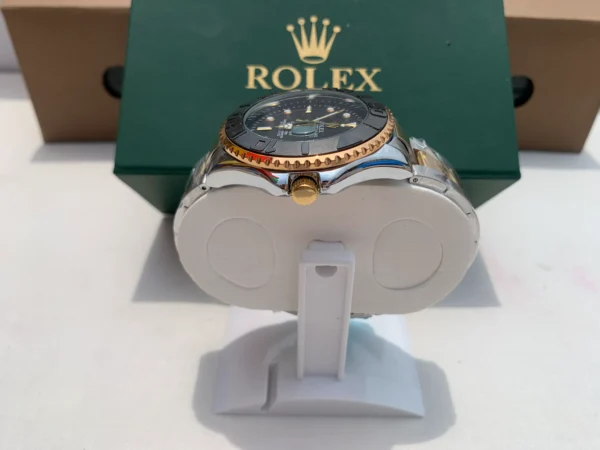 RX Submariner Two-Tone Black Dial Quartz Watch