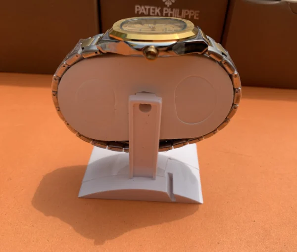 PP Nautilus Two-Tone Gold & Silver Quartz Watch