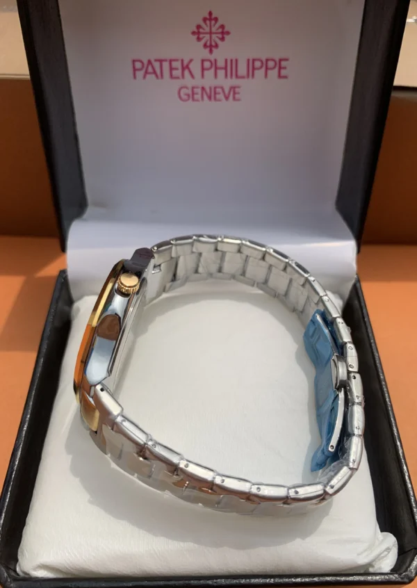 PP Nautilus Two-Tone Gold & Silver Quartz Watch