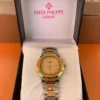 PP Nautilus Two-Tone Gold & Silver Quartz Watch