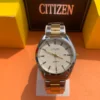 Men’s Watch – Gold-Silver Two-Tone with Textured Dial