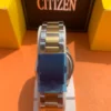 Men’s Watch – Gold-Silver Two-Tone with Textured Dial