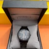 Men's Analog Watch (Black Dial with Copper Accents)