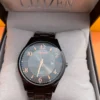 Men's Analog Watch (Black Dial with Copper Accents)