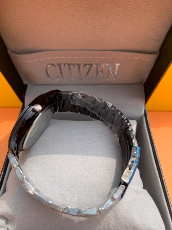 Men's Analog Watch (Black Dial with Copper Accents)