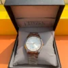 Men's Quartz Analog Watch -  Silver-Rose Two-Tone
