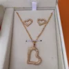 Romantic Heart-Themed Women's Jewelry Gift Set