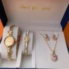 Elegant Golden Jewelry Set for Women