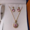 Elegant Golden Jewelry Set for Women