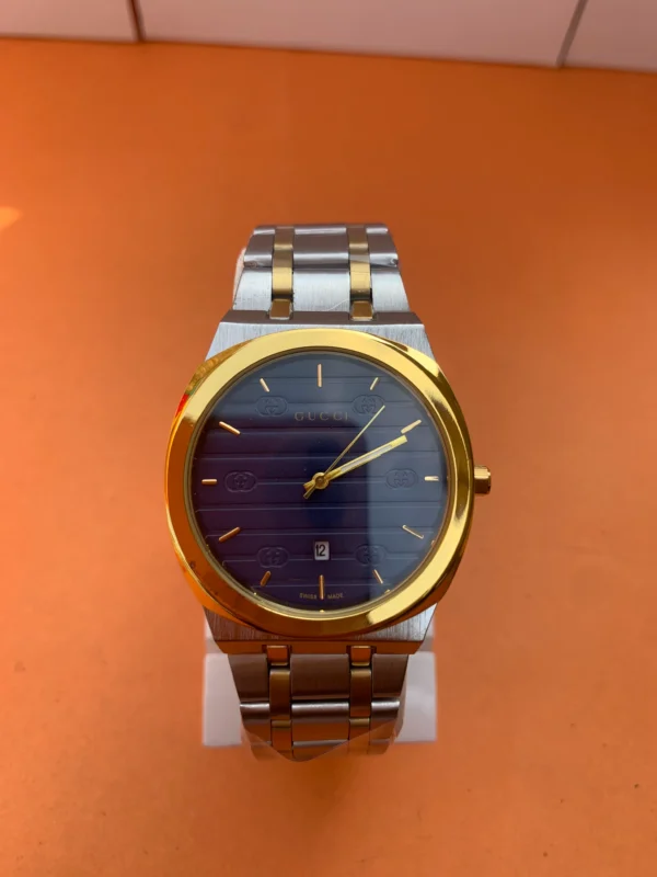 G-Men’s Quartz Watch Two-Tone (Signature White Dial)