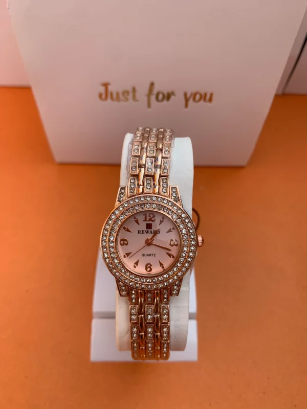 Elegant REWARD Rose Gold Women's Quartz Watch