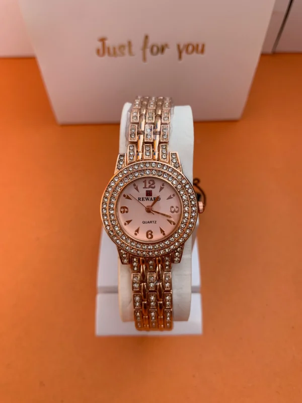 Elegant REWARD Rose Gold Women's Quartz Watch