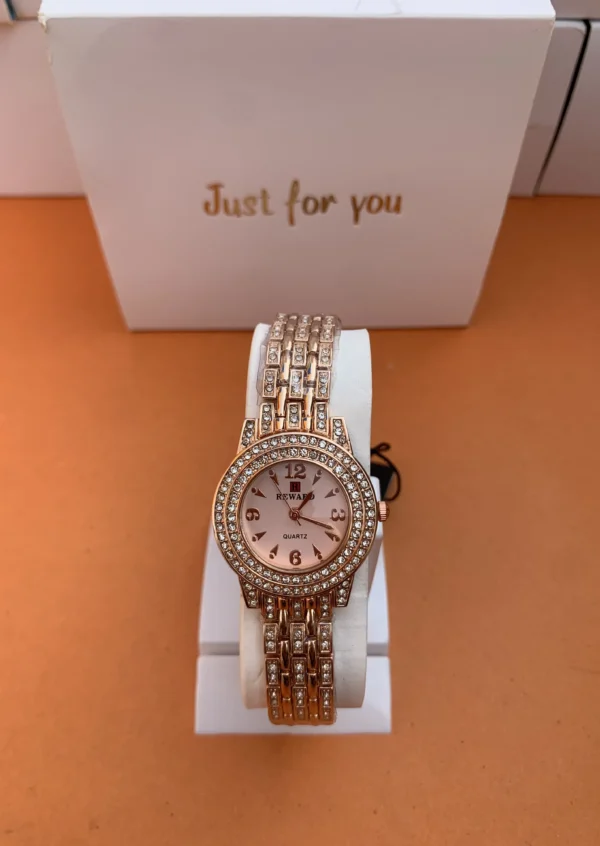 Elegant REWARD Rose Gold Women's Quartz Watch