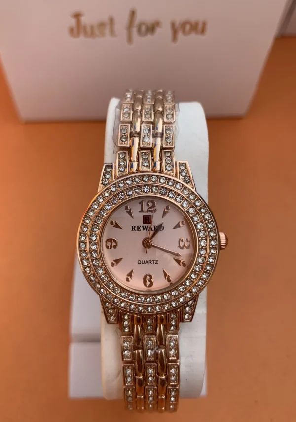 Elegant REWARD Rose Gold Women's Quartz Watch
