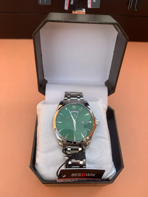 Classic Day-Date Metal Bracelet Watch – 9 Vibrant Dial & Case Combinations