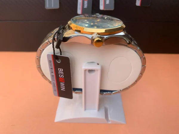 Classic Day-Date Metal Bracelet Watch – 9 Vibrant Dial & Case Combinations