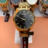 Classic Day-Date Metal Bracelet Watch – 9 Vibrant Dial & Case Combinations