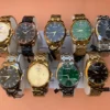 Classic Day-Date Metal Bracelet Watch – 9 Vibrant Dial & Case Combinations