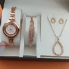 Rosegold Women’s Jewelry & Watch Gift Set