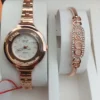 Rosegold Women’s Jewelry & Watch Gift Set