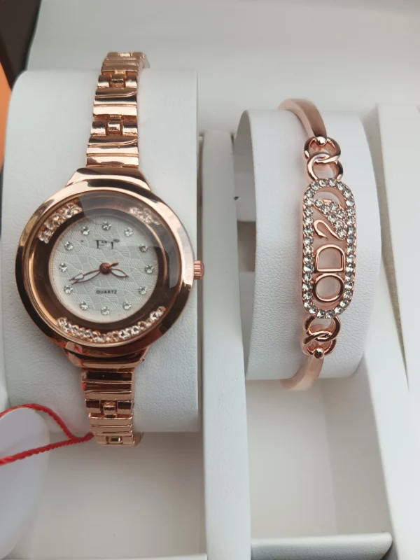 Rosegold Women’s Jewelry & Watch Gift Set