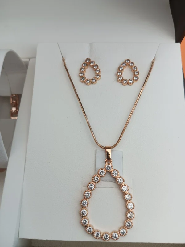 Rosegold Women’s Jewelry & Watch Gift Set