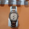 MK Two-Tone Watch with Rose Gold Dial