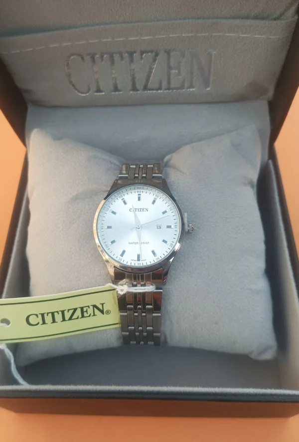 Classic Silver Stainless Steel Analog Watch