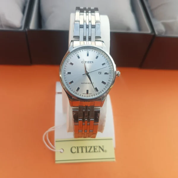 Classic Silver Stainless Steel Analog Watch