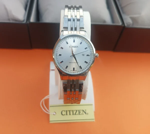 Classic Silver Stainless Steel Analog Watch