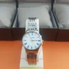 Classic Watch with Blue Roman Numerals