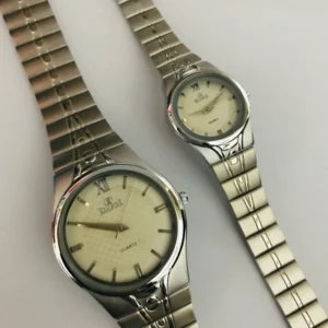 Daistar Couple Watches for Him & Her (Silver)